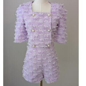 Gracia Shorts and Jacket in Lavender